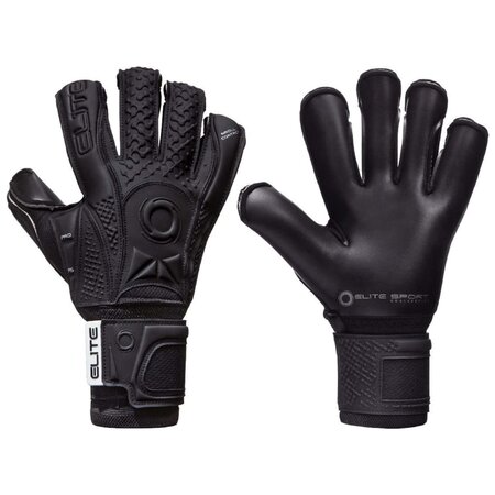 Elite sport gants de gardien de but black solo taille 10 noir