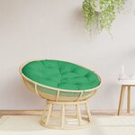 vidaXL Coussin rond vert Ø 100 x11 cm tissu oxford