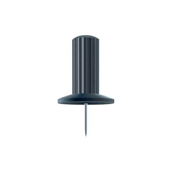 Boîte De 25 Épingles Papic - Hauteur De Pointe 7mm - 10mm De Diamètre - Noir - Exacompta