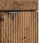 vidaXL Armoire sous évier de salle de bain Bois ancien