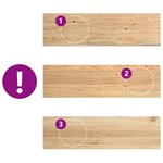vidaXL Marches d'escalier 16 Pièces non traité bois de chêne massif