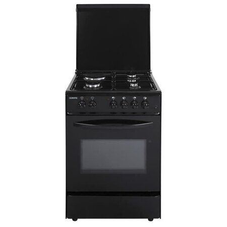 OCEANIC OCEACM6060B8 Cuisinière table mixte gaz / électrique - 4 foyers - Four convection naturelle - 65 L - A - L60 x H85 cm - Noir