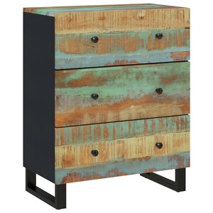 vidaXL Buffet 60x33x75 cm Bois massif de récupération