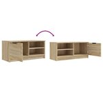 vidaXL Meubles TV 2 Pièces Chêne sonoma 80x35x36 5 cm Bois d'ingénierie