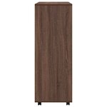 vidaXL Garde-robe Chêne marron 80x40x110 cm Bois d'ingénierie