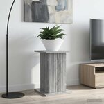 vidaXL Support de Plante Sonoma gris 30 5 x 30 x 43 cm