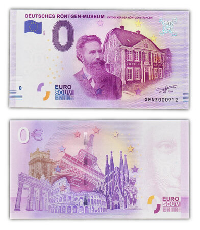 Billet de Collection 0 Euro souvenir 2017 Deutsches Rontgen Museum - France - Neuf