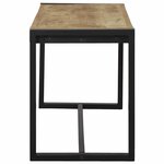 vidaXL Banc Marron 100 x 35 x 45 cm Bois de manguier massif