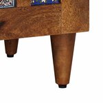 vidaXL Cabinet de chevet Marron 50 x 33 x 60 cm Bois de mangue massif