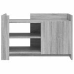 vidaXL Table basse sonoma gris 80x50x50 cm Bois d'ingénierie