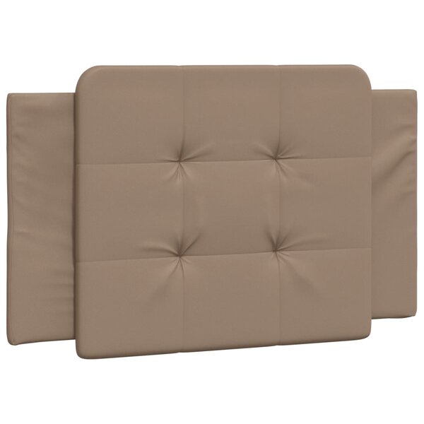 vidaXL Coussin de tête de lit Zadar cappuccino 80 cm similicuir