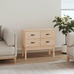 vidaXL Armoire console 90x40x78 cm Bois de pin solide