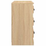 vidaXL Buffet chêne sonoma 70x35 5x67 5 cm bois d'ingénierie