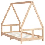 vidaXL Cadre de lit pour enfant 80x160 cm bois de pin massif