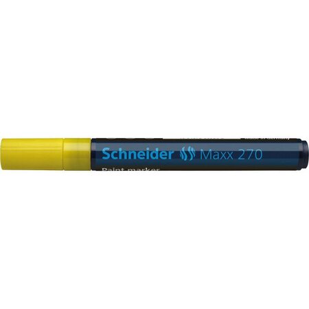 Marqueur peinture Maxx 270 Pte Ogive 2-3 mm jaune SCHNEIDER
