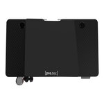 Bureau table poste de travail électrique à hauteur réglable assis debout plateau rectangulaire 120 x 60 cm noir 03_0009082