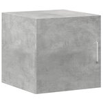 vidaXL Armoire murale gris béton 40x42 5x40 cm bois d'ingénierie