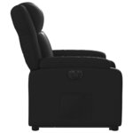 vidaXL Fauteuil inclinable électrique noir similicuir