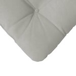 vidaXL Coussins de siège 4 Pièces Gris clair 45 x 45 cm