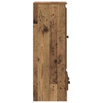 vidaXL Haut Armoire avec tiroir 3 Pièces Bois Ancien Bois d'ingénierie