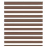 vidaXL Store zèbre marron 130x150cm largeur du tissu 125 9cm polyester