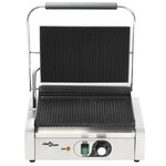 vidaXL Grill rainuré pour panini 2200 W 43x30 5x20 cm