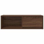 vidaXL Meuble TV chêne marron 80x31x25 5 cm bois d'ingénierie