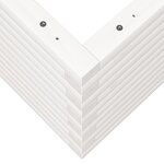vidaXL Jardinière blanc 90x40x45 5 cm bois de pin massif