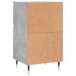 vidaXL Buffets 2 Pièces gris béton 40x35x70 cm bois d'ingénierie