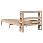 vidaXL Cadre de lit avec tête de lit sans matelas 75x190 cm