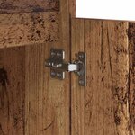 vidaXL Cabinet de chevet Bois ancien 40 x 35 x 70 cm Bois d'ingénierie