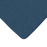 vidaXL Coussins de siège 4 Pièces Bleu 40 x 40 x 3 cm tissu