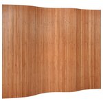 vidaXL Cloison de séparation marron largeur 250 cm hauteur 165 cm bambou
