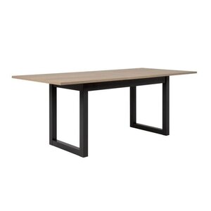 Table à manger extensible - chêne sonoma et anthracite - 160-200 cm - DENVER