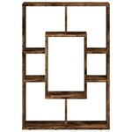 vidaXL Bibliothèque chêne fumé 63x20x90 cm bois d'ingénierie