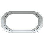 vidaXL Jardinière surélevée Marron 160 x 80 x 81 cm Acier