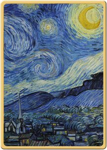 Pièce de monnaie en Or 1 Dollar g 0.062 (1/500 oz) Millésime 2022 Vincent Masterpieces STARRY NIGHT