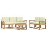 vidaXL Ensemble de canapés d'extérieur 6 pc
