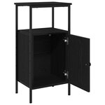 vidaXL Cabinet de chevet 2 Pièces Chêne noir 41 x 31 x 80 cm