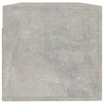 vidaXL Armoire murale Gris béton 100x36 5x35 cm Bois d'ingénierie