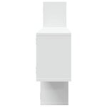 vidaXL Étagère murale blanc 167 5x18x68 cm bois d'ingénierie