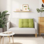 vidaXL Coussin de Dos Vert clair 80 x 24 x 50 cm tissu
