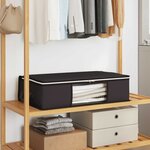 vidaXL Boîte de rangement avec fenêtre latérale transparente 2 Pièces