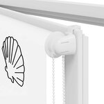 vidaXL Store enrouleur de douche 70x240 cm largeur du tissu 66 cm