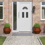 vidaXL Jardinière 2 Pièces Rouillé 50 x 50 x 40 cm