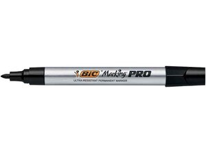 Marqueur Permanent Marking Pro Utilisation Extrême Pte Ogive Noir BIC