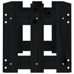 vidaXL Lit surélevé de jardin design de clôture 100x30x30cm pin massif