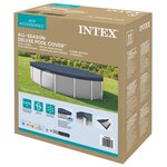 INTEX Couverture de piscine INTEX Ø457 x 20 cm Rond PVC  PET