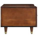 vidaXL Table basse marron miel 100 x 54 x 40 cm