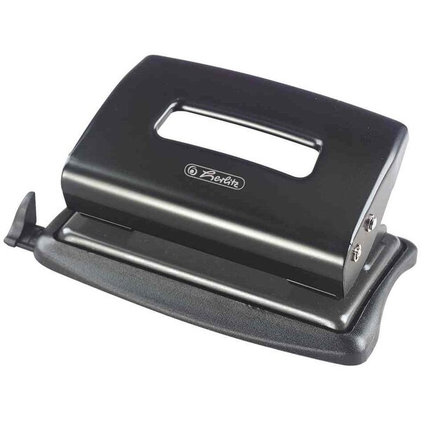 Perforateur 2 Trous Capacité 12 feuilles Noir HERLITZ